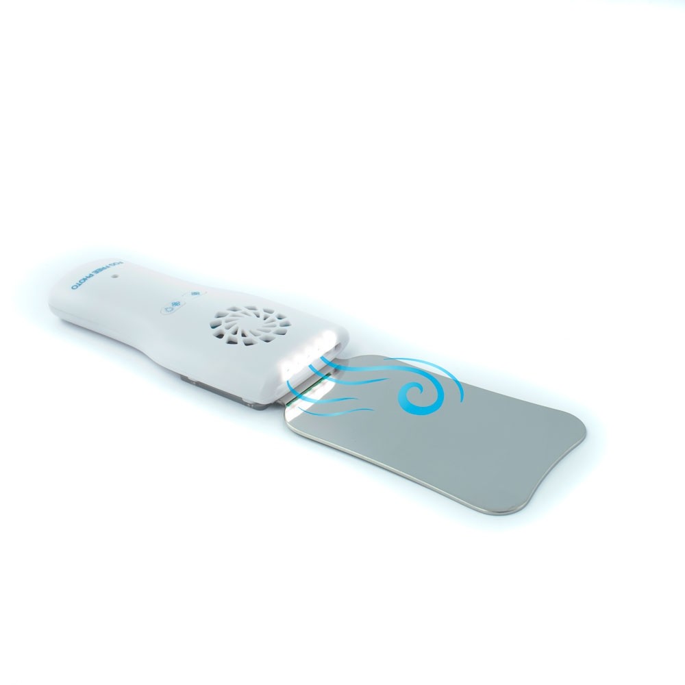 Espejo para Fotografía con Luz Led y Ventilador Roentgen