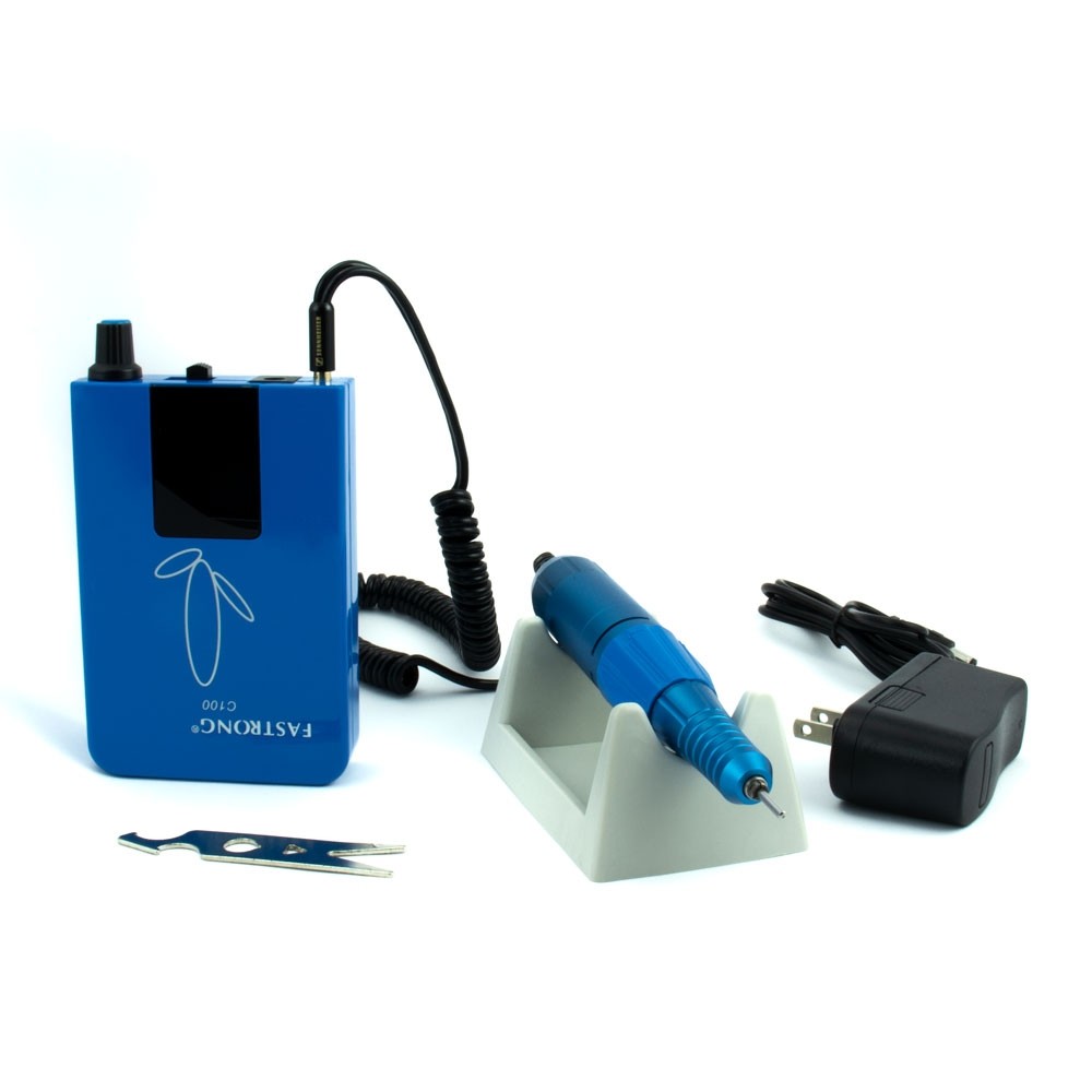 Micromotor Eléctrico Portátil Baja Vel c/ Pieza de Mano Faststrong