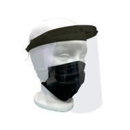 Careta de Protección Facial Abatible con 5 Micas Desmontables