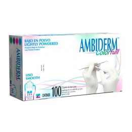 Guantes Ambiderm Color full