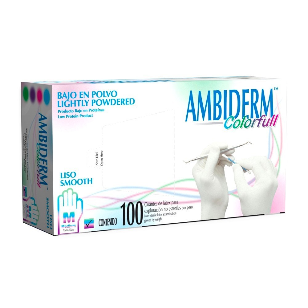 Guantes Ambiderm Color full Guantes Ambiderm Color full