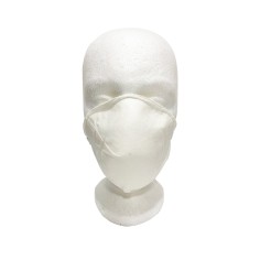 Cubrebocas de Concha Blanco 1 pza. Cubrebocas de Concha Blanco 1 pza.