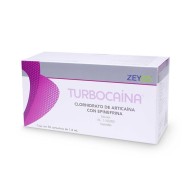Anestesia Turbocaína 4% Zeyco caja C/50 pz