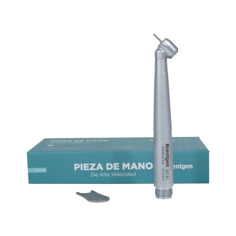 Pieza de Mano Alta Velocidad Angulada 45° con Luz Led y Push Button RTG-204 M-45