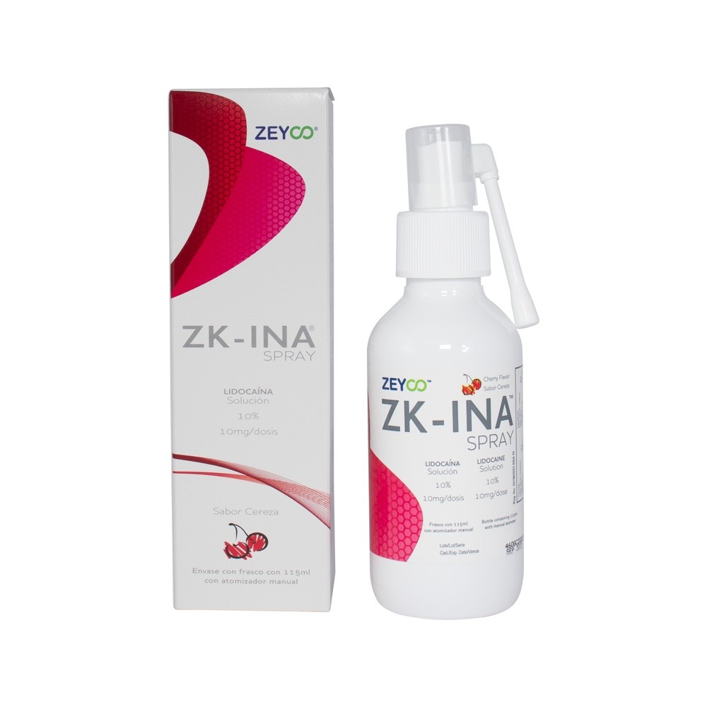 Anestesia ZK-INA 10% Spray 115 ml Zeyco