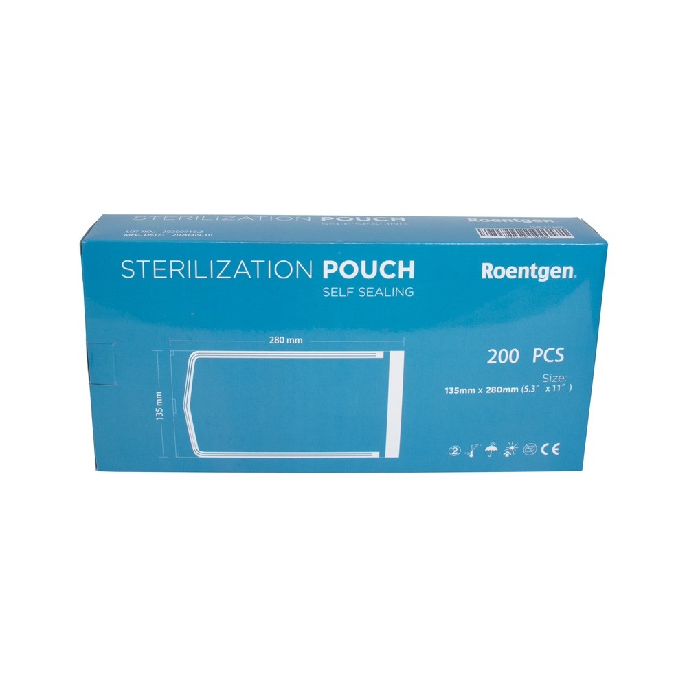 Bolsas Para Esterilizar Roentgen 135mm x 280mm
