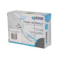 Caja de Hoja de Bisturí Con 100 Piezas Hergom