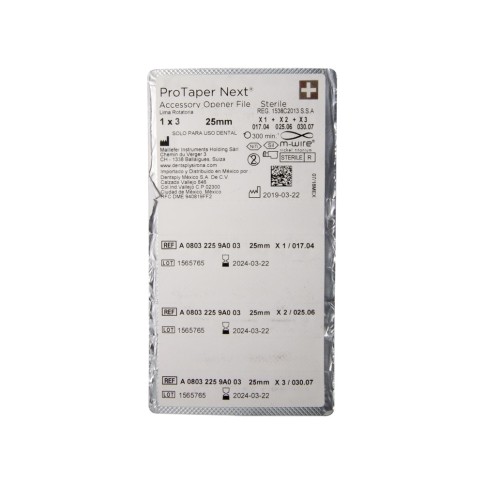 Limas para endodoncia Protaper Next