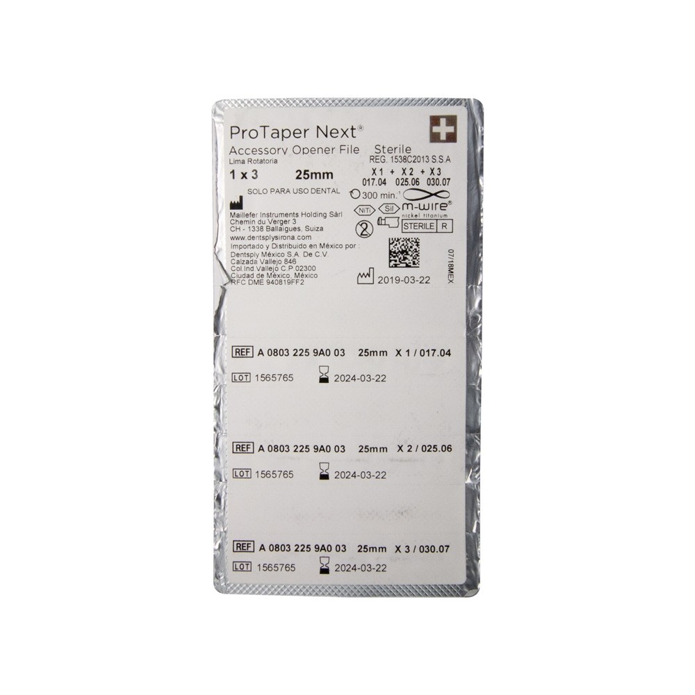Limas para endodoncia Protaper Next