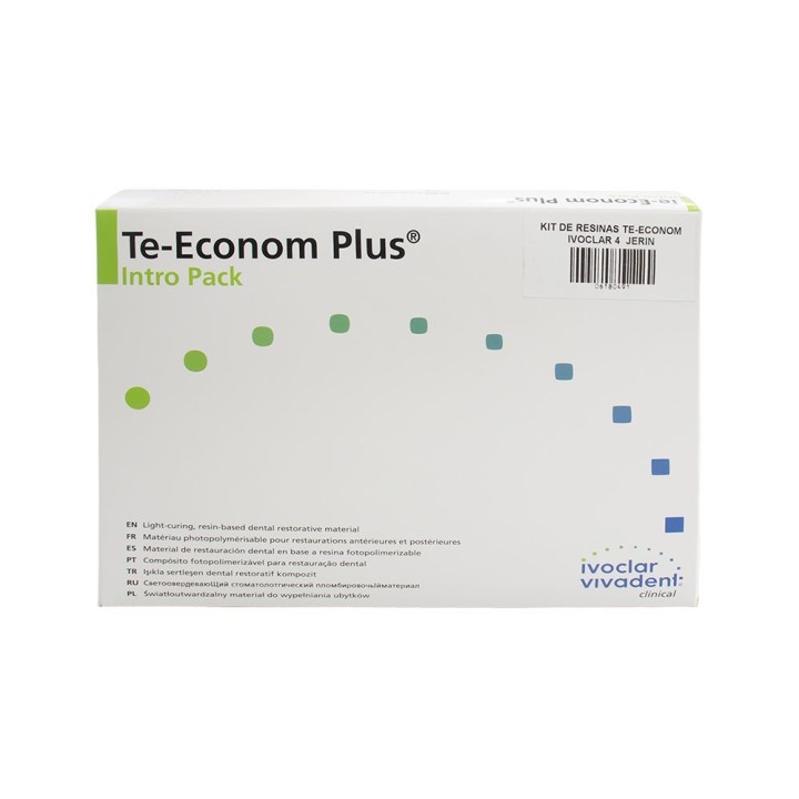 Kit de Resina Te-Econom Plus Ivoclar c/4 Jeringas
