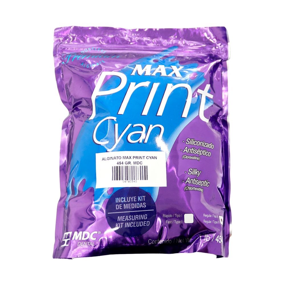 Alginato Max Print Cyan 454gr MDC