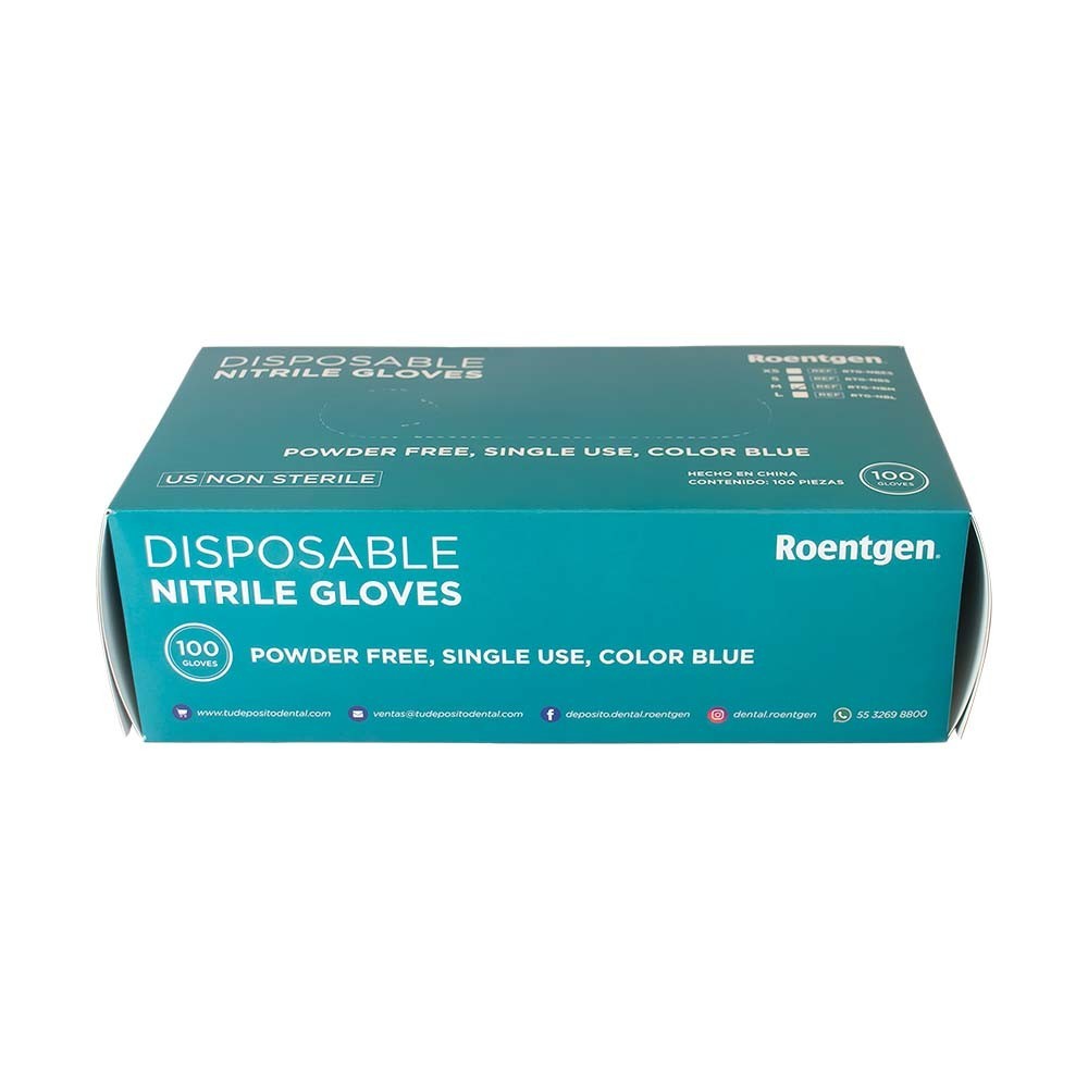 Guantes de Nitrilo Desechables Roentgen