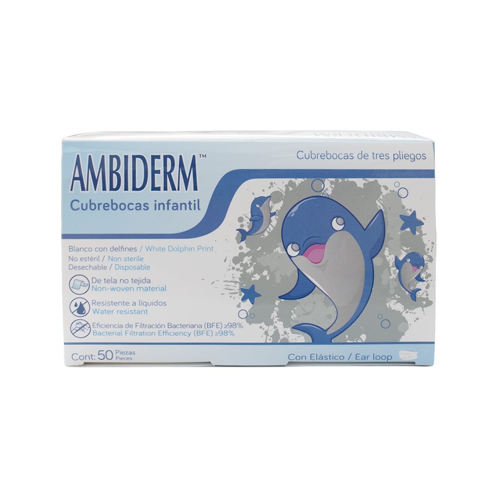 Cubrebocas Infantil Ambiderm