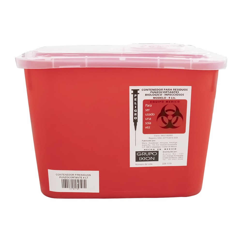Contenedor para Punzo Cortantes 4L