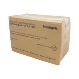 Eyector de Saliva Roentgen Caja con 1000 pzas.