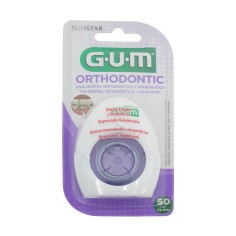 Hilo Dental Ortodóntico con Enhebredor GUM