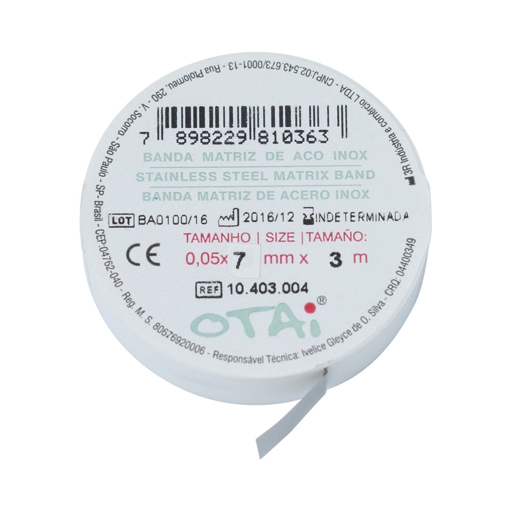 Banda Matriz Ancha 7mm x 3m Otai