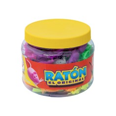 Ratón Chico Bote Con 100 pzas. Oliva