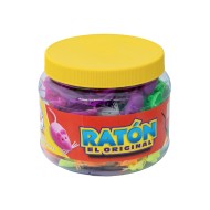 Ratón Chico Bote Con 100 pzas. Oliva