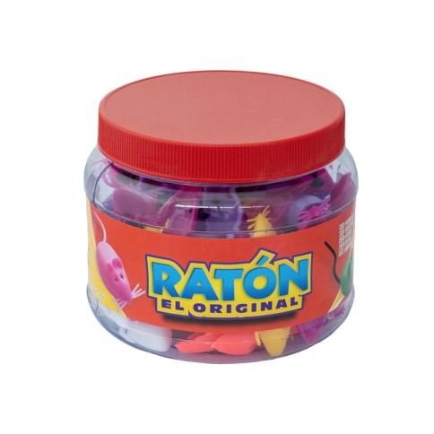 Ratón Con Oreja Negra Bote Con 50 pzas. Oliva