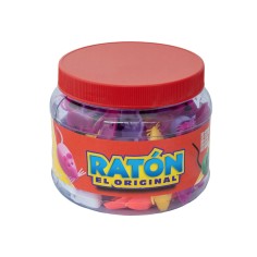 Ratón Con Oreja Negra Bote Con 50 pzas. Oliva