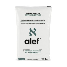 Yeso de Ortodoncia Blanco 1kg Alef Yeso de Ortodoncia Blanco 1kg Alef