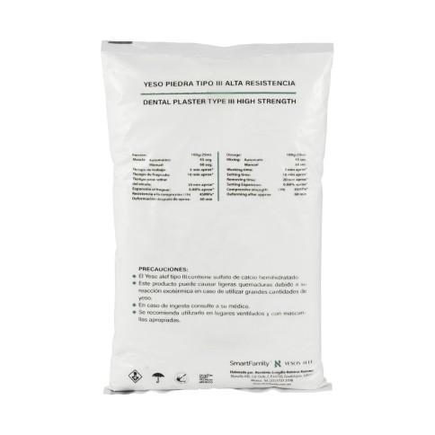 Yeso de Ortodoncia Blanco 1kg Alef