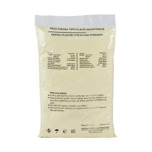 Yeso Piedra Amarillo Tipo III 1Kg Alef