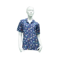 Filipina Repelente de Mujer Azul con Ratones Filipina Repelente de Mujer Azul con Ratones