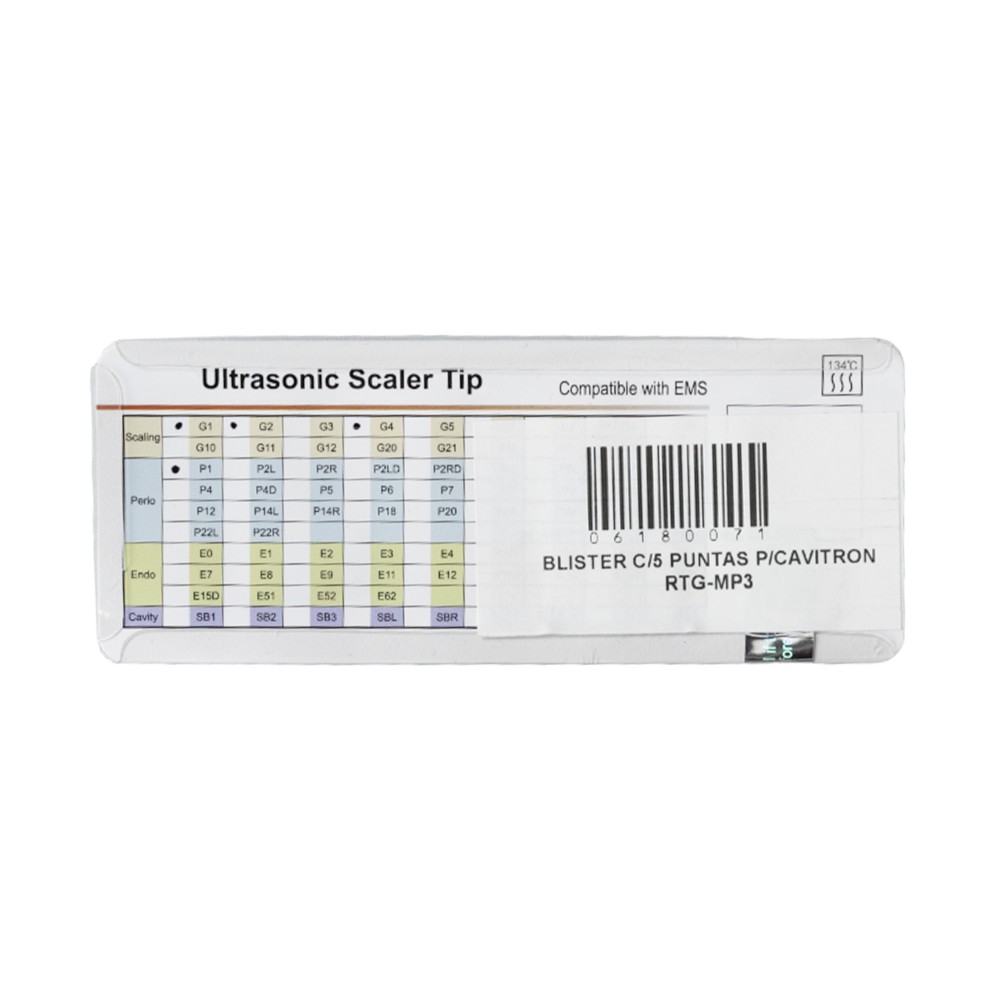 Puntas P/Escariador C/5 pzas RTG-MP3