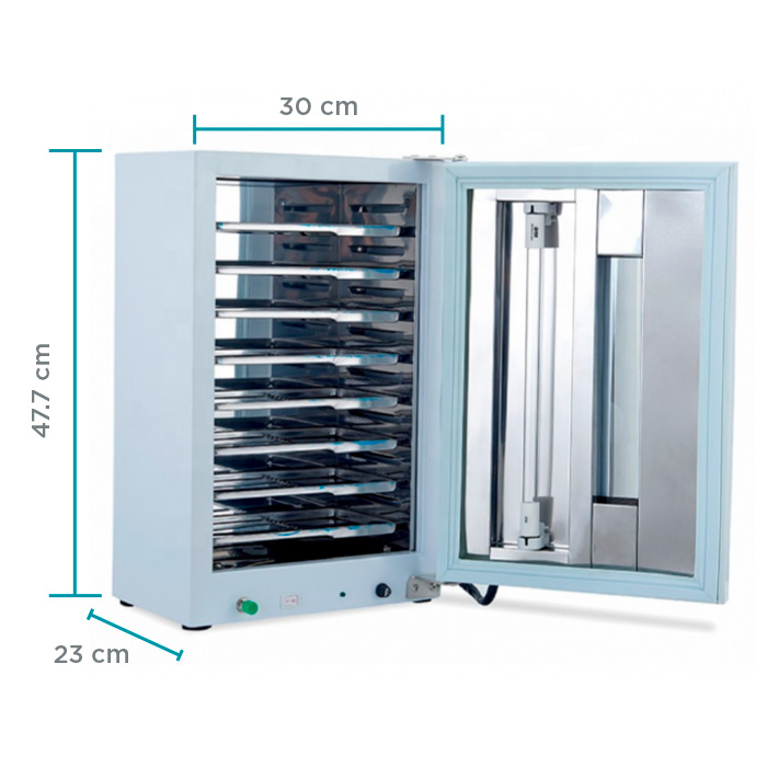 Esterilizador UV con timer, desinfección en 15 min.