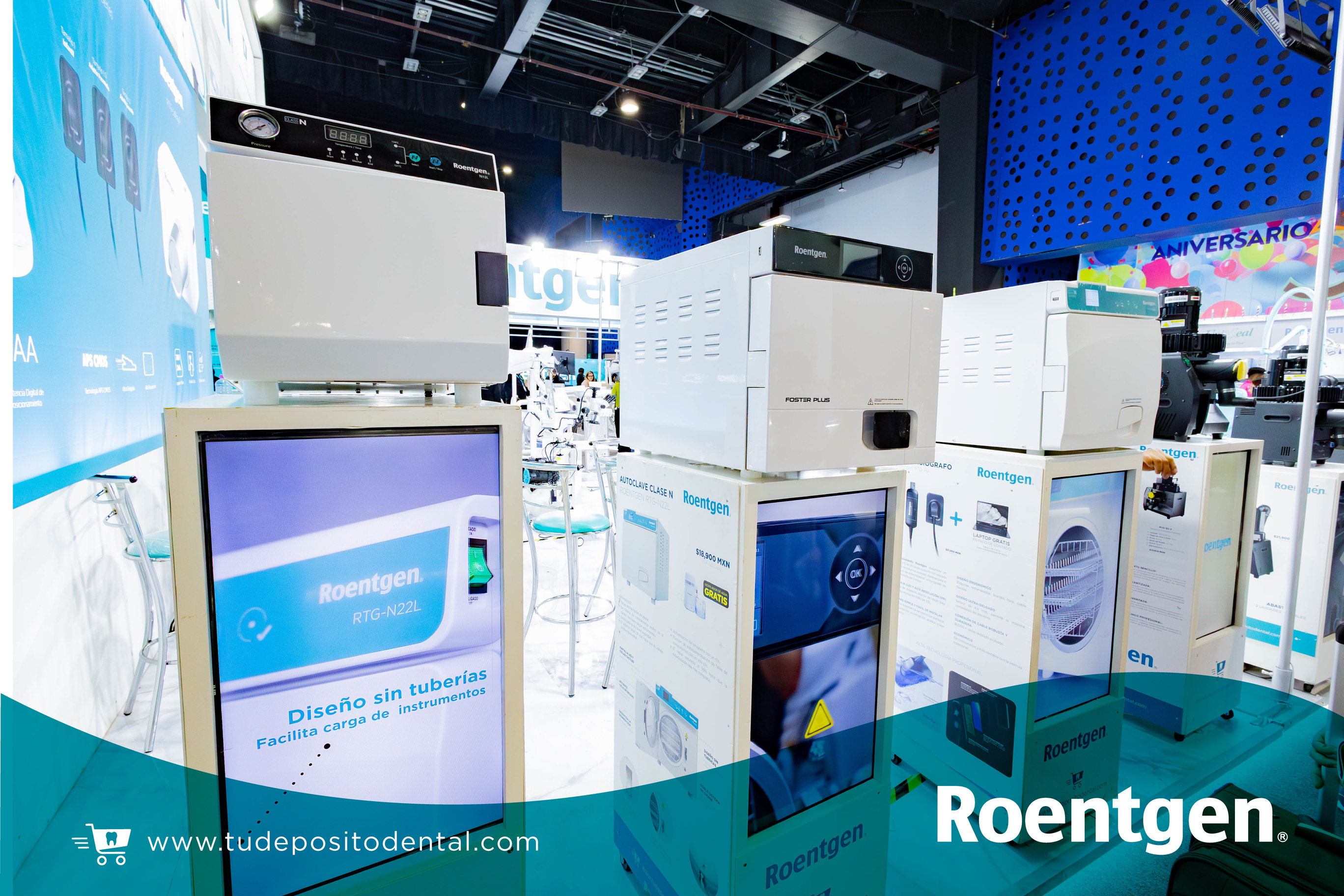 Depósito Dental Roentgen en la 82ª Expo AMIC Dental